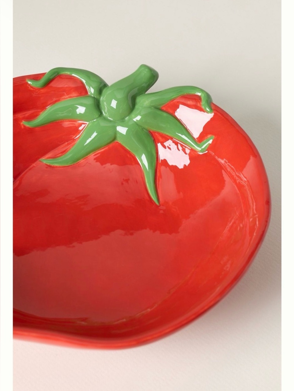 Anthropologie tomato shaped bowl